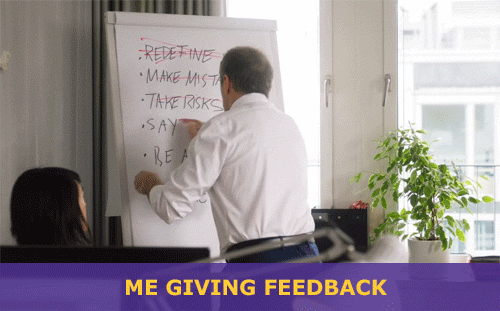 Me Giving Feedback GIF