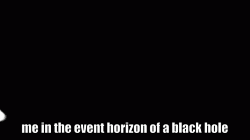 Me In Event Horizon Of Black Hole Striped Background GIF