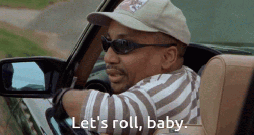 Me Myself And Irene Lets Roll Baby GIF