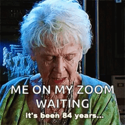 Me On My Zoom Waiting GIF