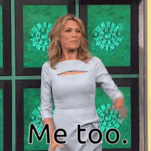 Me Too Vanna White Wheel Of Fortune GIF
