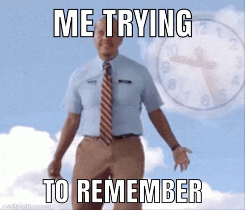 Me Trying To Remember GIF