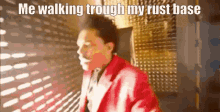 Me Walking Through My Rust Base GIF