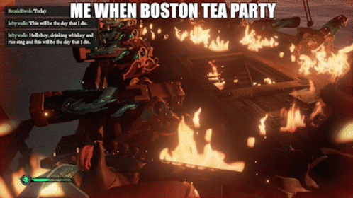 Me When Boston Tea Party GIF