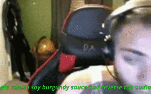 Me When I Say Burgundy Sauce Reverse Audio