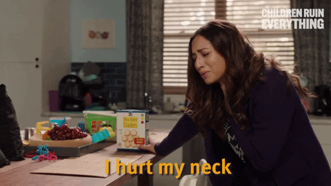 Meaghan Rath Hurting My Back My Neck GIF
