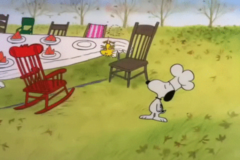 Meal Prepared Peanuts Snoopy Thanksgiving GIF