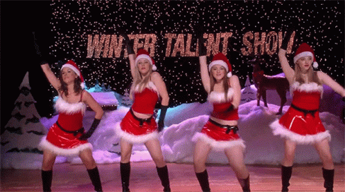 Jingle Bells Mean Girls GIF