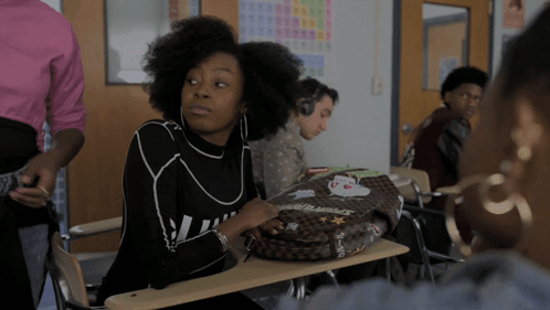 Mean Mug Woman Standing GIF