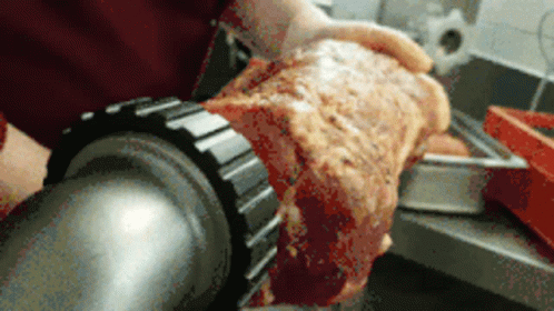 Mastering Meat Filling Technique GIF