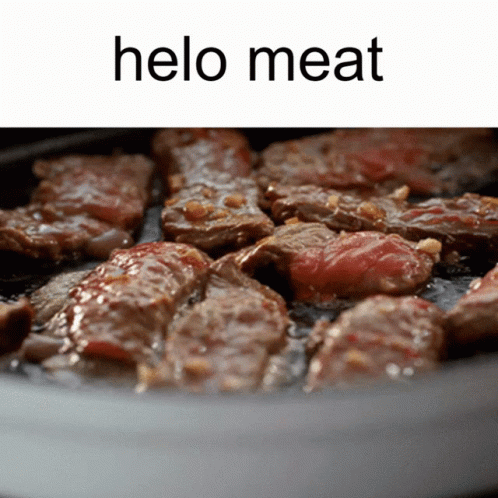Cooking A Tender And Juicy Meat GIF