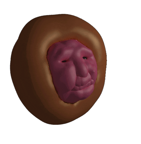 Meat Slab Forming Head Jellygummies Loop GIF