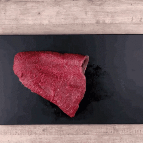Meat Uncooking In Reverse Action GIF