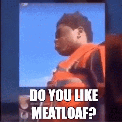 Man Live Streaming Do You Like Meatloaf GIF
