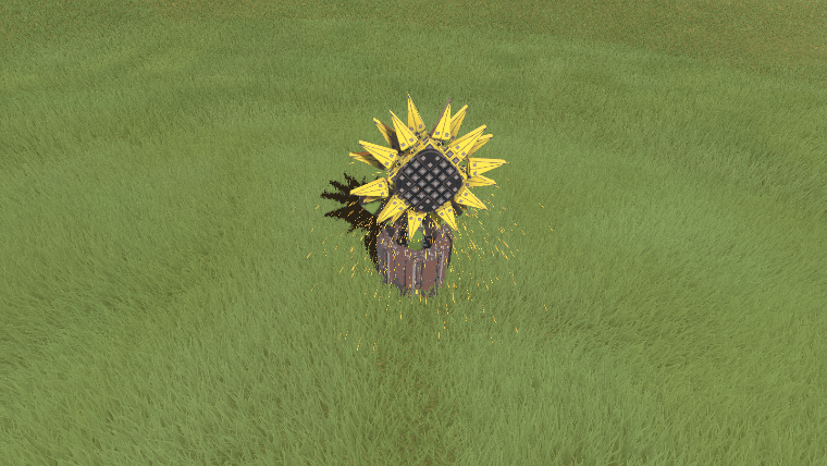 Mechanical Sunflower GIF