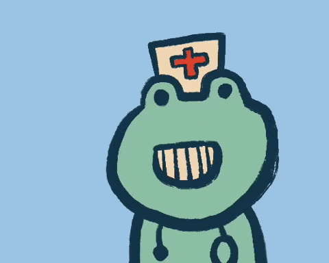 Médica Cartoon Frog Trust Me I'm Doctor GIF