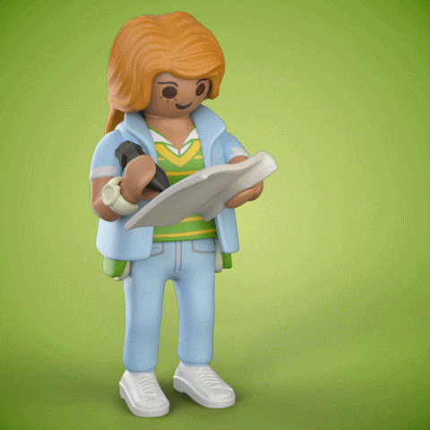 Médica Get Well Soon Playmobil Toy GIF