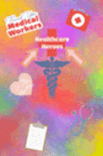 Medical Symbols Caduceus Heart Red Cross