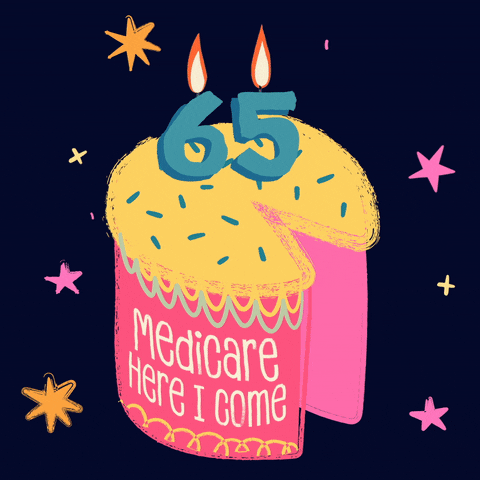 Medicare Cake Happy Birthday GIF