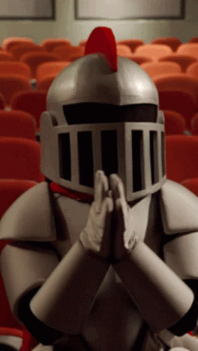 Medieval Warrior Clapping GIF