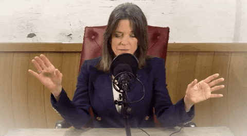 Meditation Position Marianne Williamson GIF