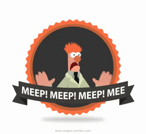 Meep Meep Meee Sticker