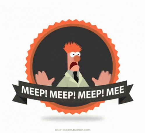 Meep Meep Meep Sticker