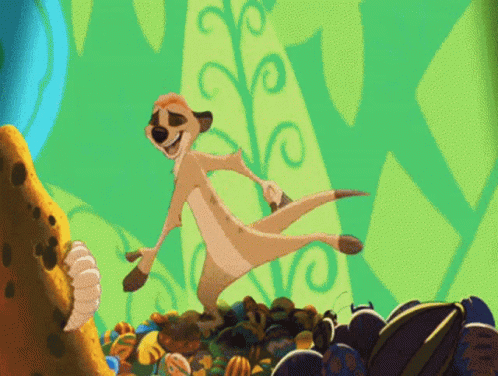 Meerkat Standing On One Leg GIF
