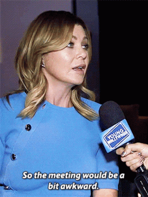 Meeting A Bit Awkward GIF