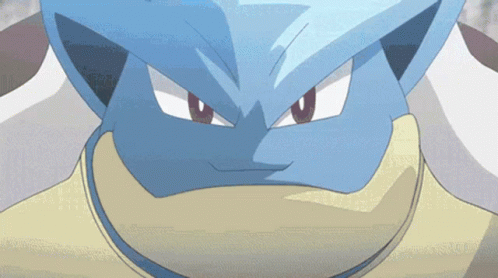 Mega Evolution Blastoise Uses Cannons GIF