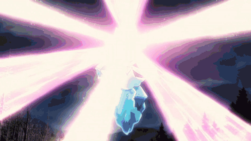 Mega Evolution Diancie Evolves GIF