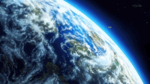 Mega Rayquaza Outside The Earth GIF