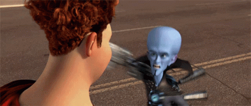 Megamind Strong Punch Uh Oh GIF