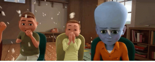 Megamind Young Kid Big Head GIF