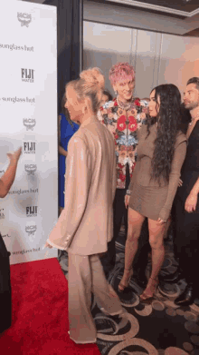 Megan Fox Beside Machine Gun Kelly GIF