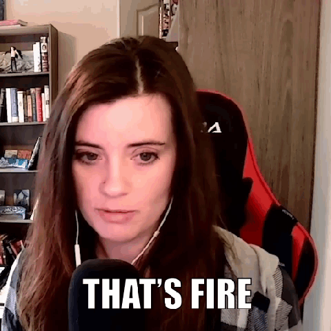 Megan Leigh Thats Hot Fire GIF