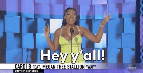 Megan Thee Stallion Greet Hollering GIF