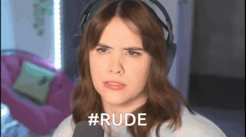 Megmage Glare Rude GIF
