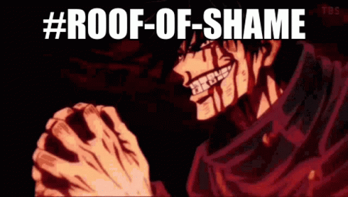 Megumi Roof Of Shame GIF
