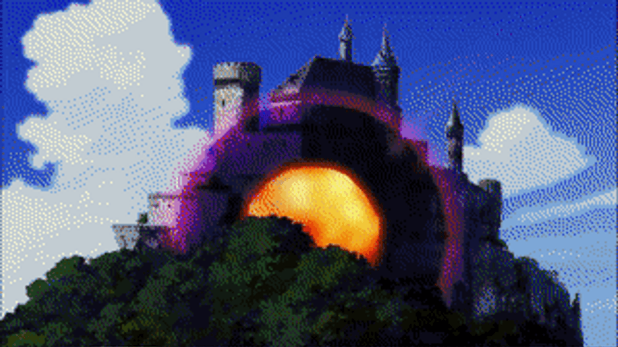 Megumin Annihilated Verdias Castle Using Explosion Magic GIF