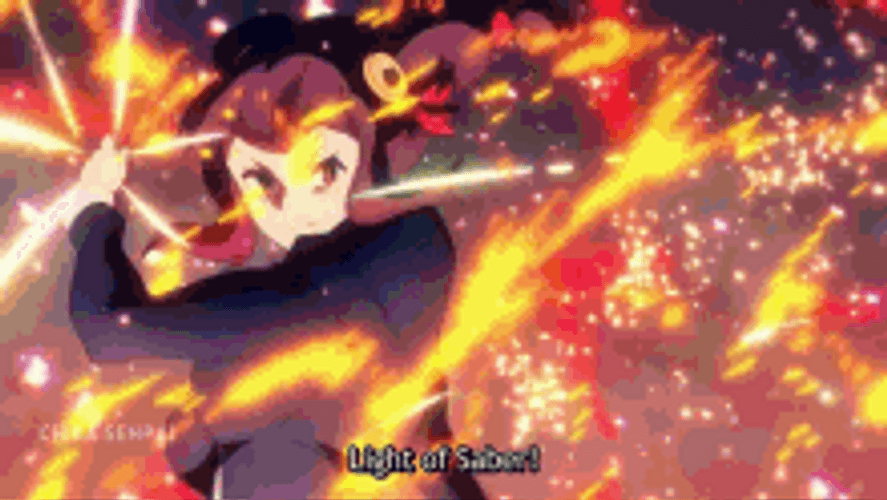 Megumin Casting Most Powerful Explosion Magic GIF