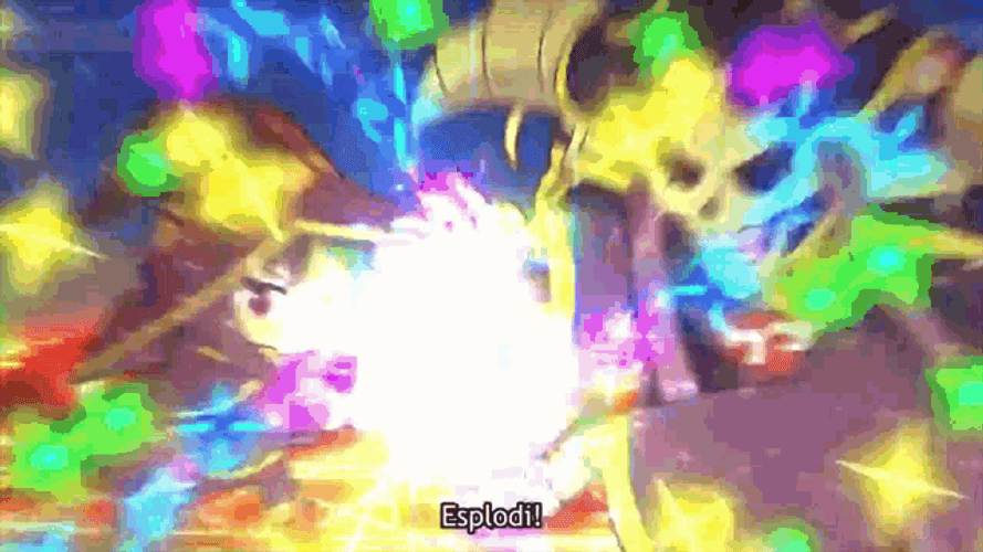 Megumin Fighting With Powerful Explosion GIF