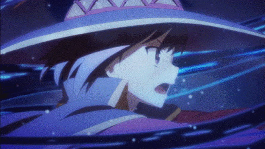 Megumin Showing How Powerful Explosion Magic Is GIF