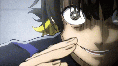 Meguru Bachira Angry Creepy Smile GIF