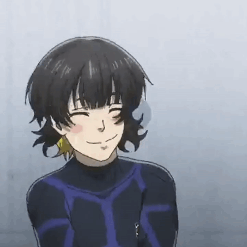 Meguru Bachira Blue Lock Blushing GIF