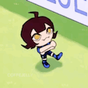 Meguru Bachira Chibi Break Dance GIF