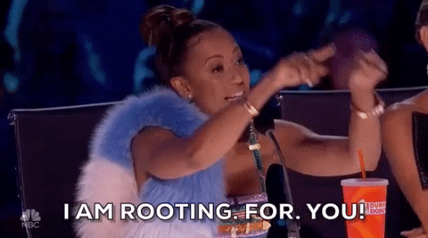 Mel B Best Wishes Rooting For You GIF
