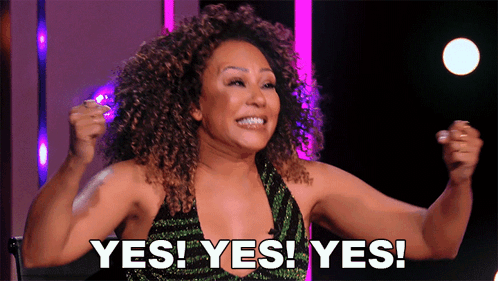 Mel B Yess GIF