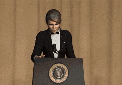 Melania Trump Morphin Gif GIF