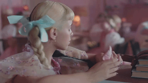 Melanie Martinez Crumpled Paper GIF